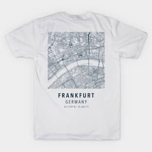 frankfurt simple map T-Shirt